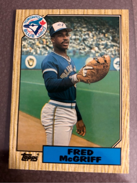 Topps Traded - Tiffany Other - 1987 TOPPS TIFFANY ROOKIE

HALL OF FAME Fred McGriff ROOKIE Baseball Card

RARE!